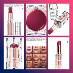 5/$14🌺 L'Oreal Paris Makeup Colour Riche Plump and Shine 108 wild fig plump